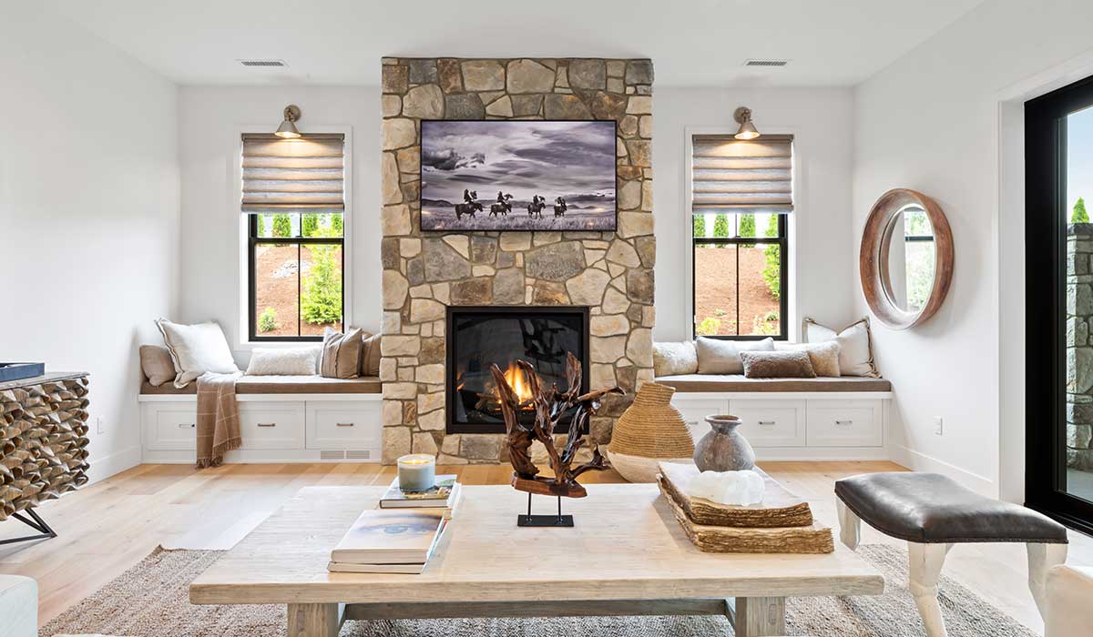 Affinity Homes | Award winning Luxury Home Design | Dutton living room