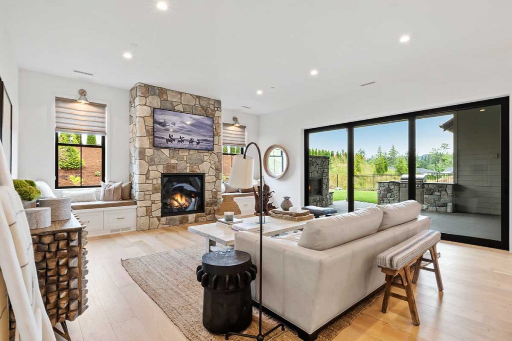 Affinity Homes | Award winning Luxury Home Design | Dutton Living room