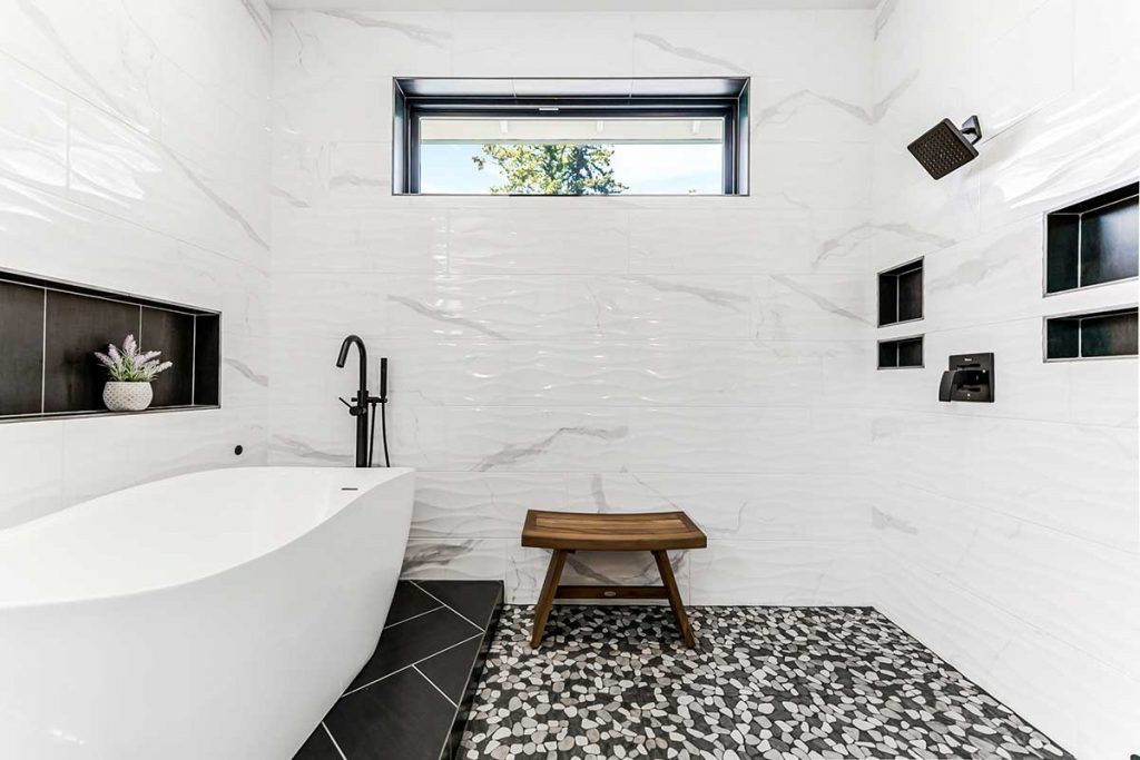 Affinity Homes | Award winning Luxury Home Design | Primary Suite Bathroom