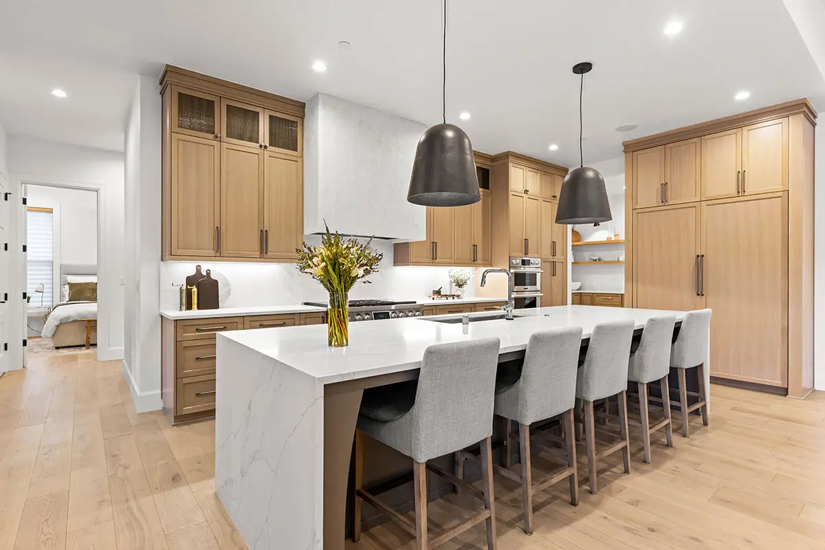 Photo of the luxury kitchen of the Elysium luxury home by Affinity Homes
