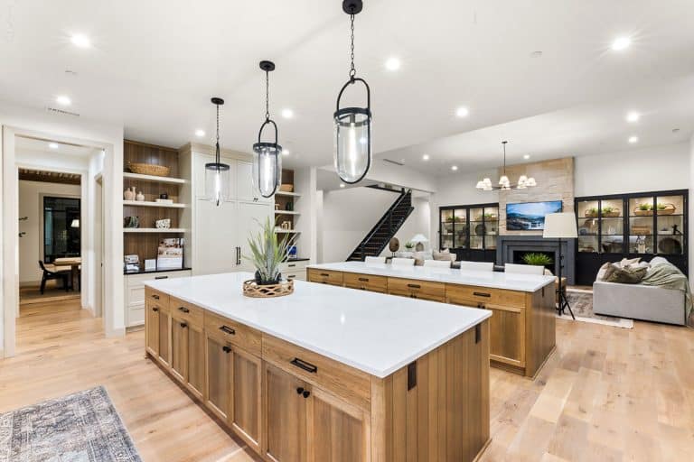 Elegant luxury lighting inside a custom home by Affinity Homes
