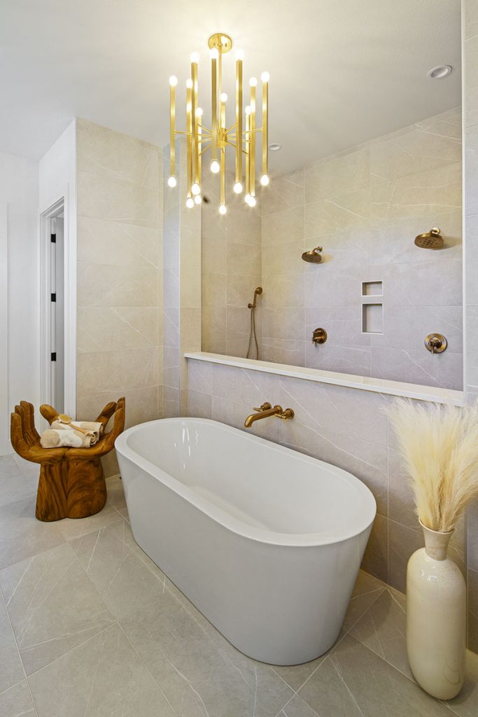 Affinity Homes | Award winning Luxury Home Design | Pradera bath & shower