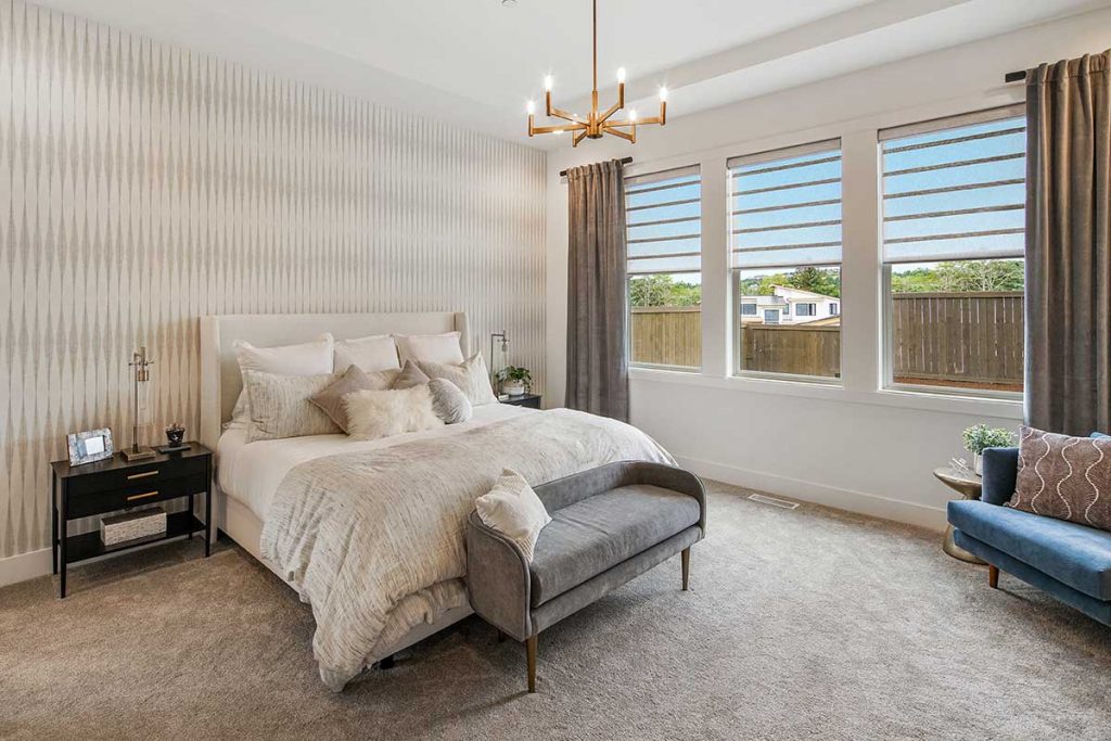 Luxury bedroom by Affinity Homes